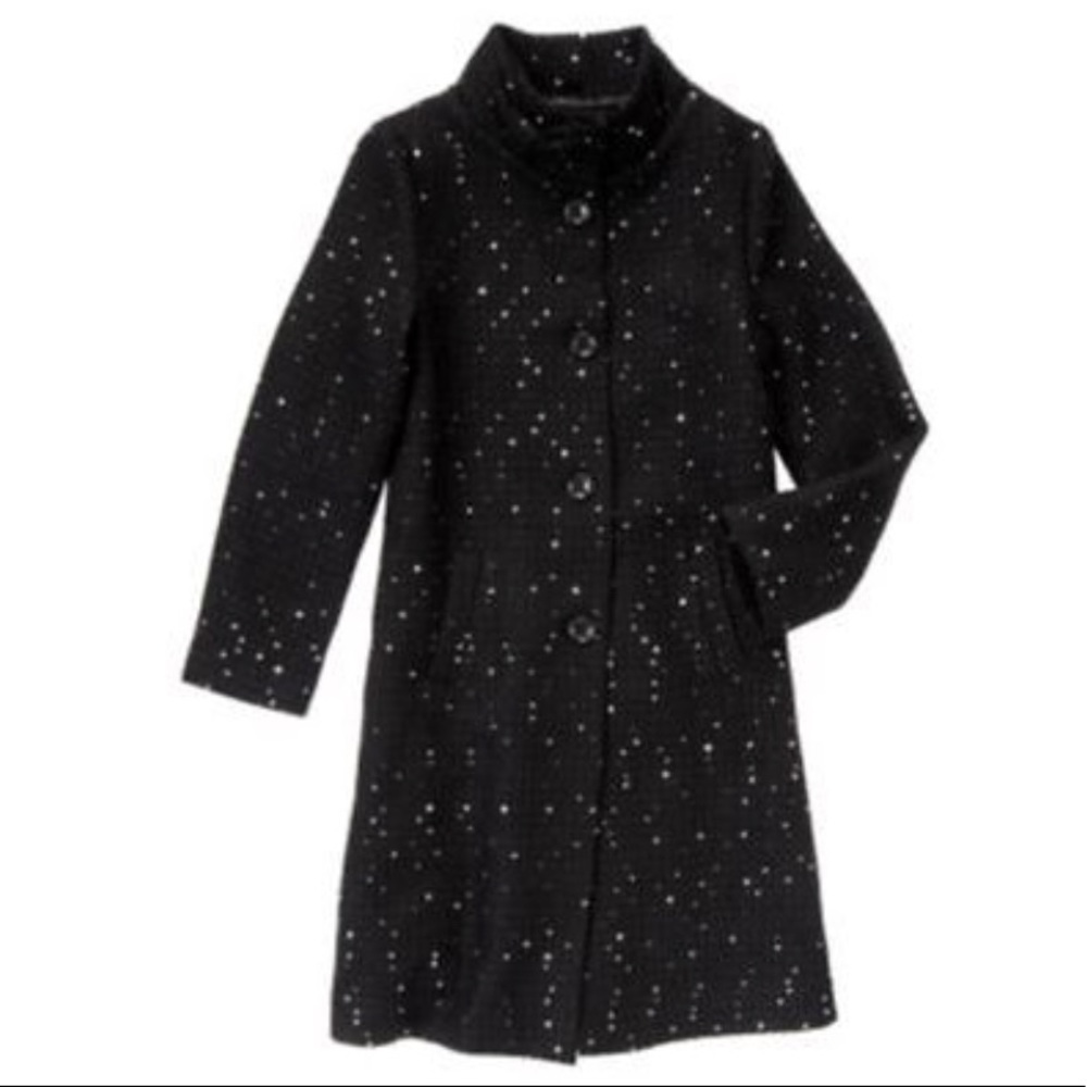 Girls Black Coat Size 10/12